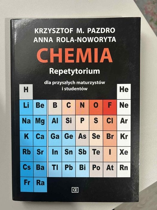 Chemia repetytorium Krzysztof M. Pazdro, Anna Rola Noworyta