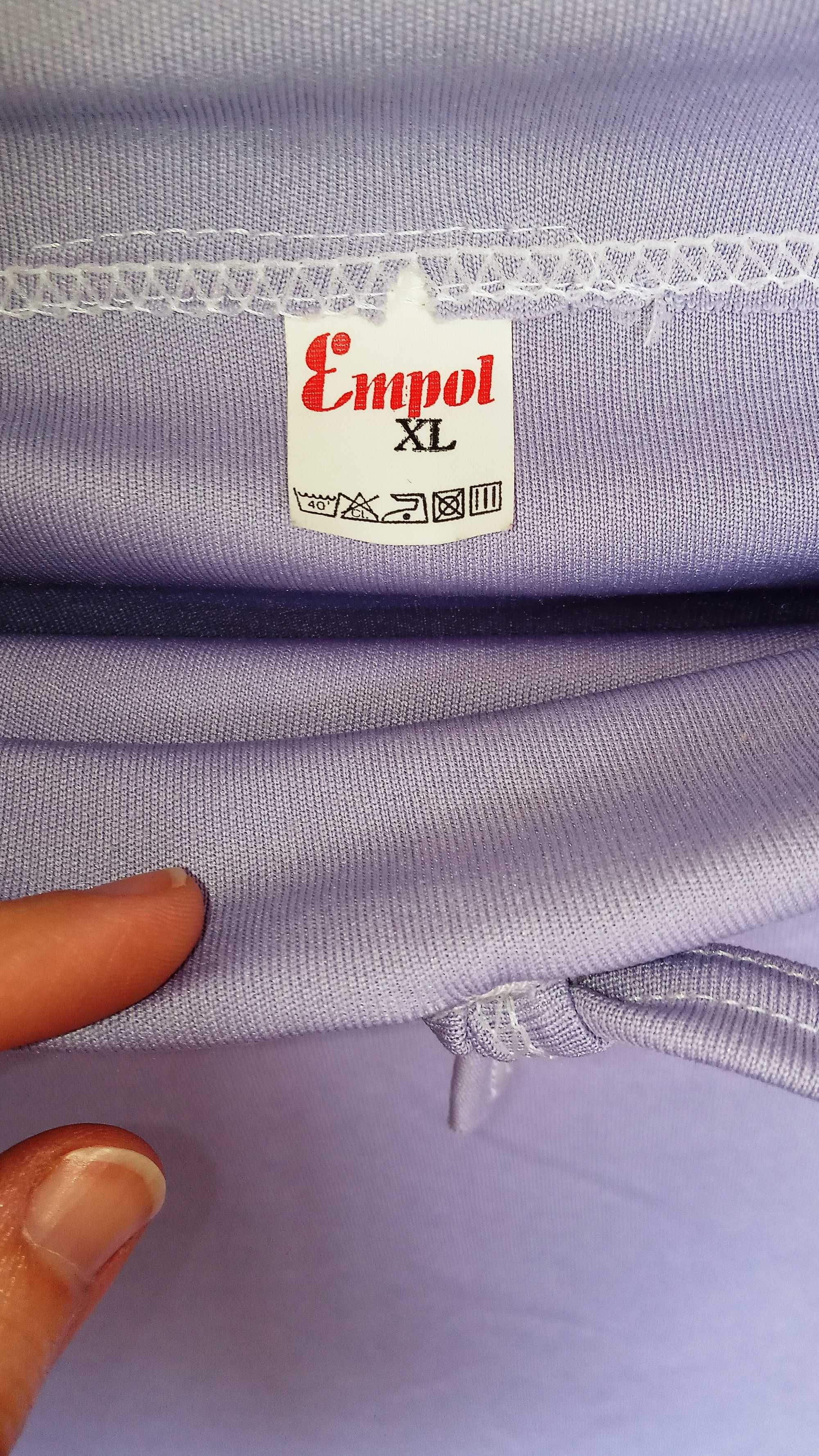Cienka elastyczna pastelowa fioletowa spódnica M