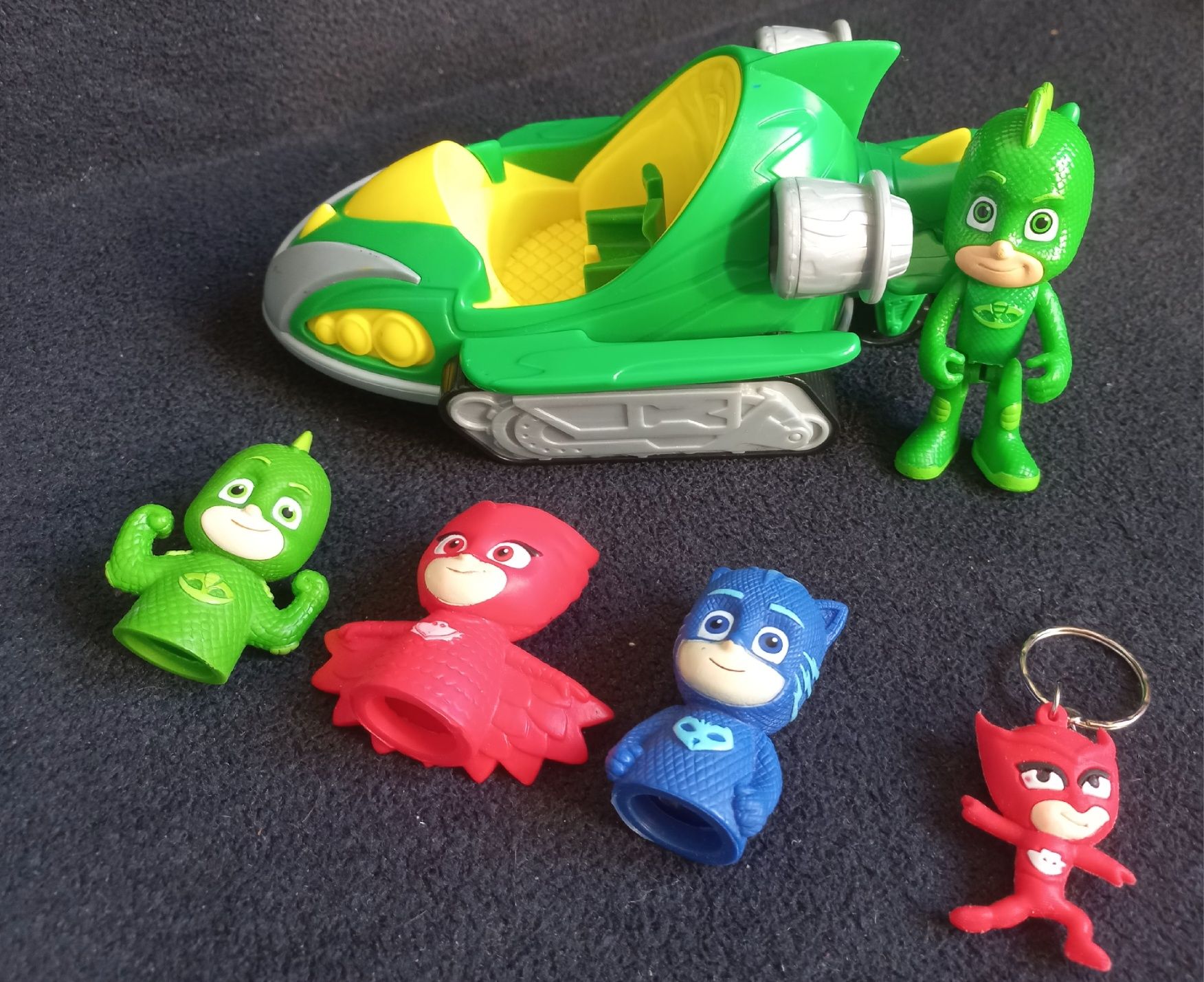 Герої в масках оригінал PJ MASKS Геккомобіль пальчиковий театр Кетбой