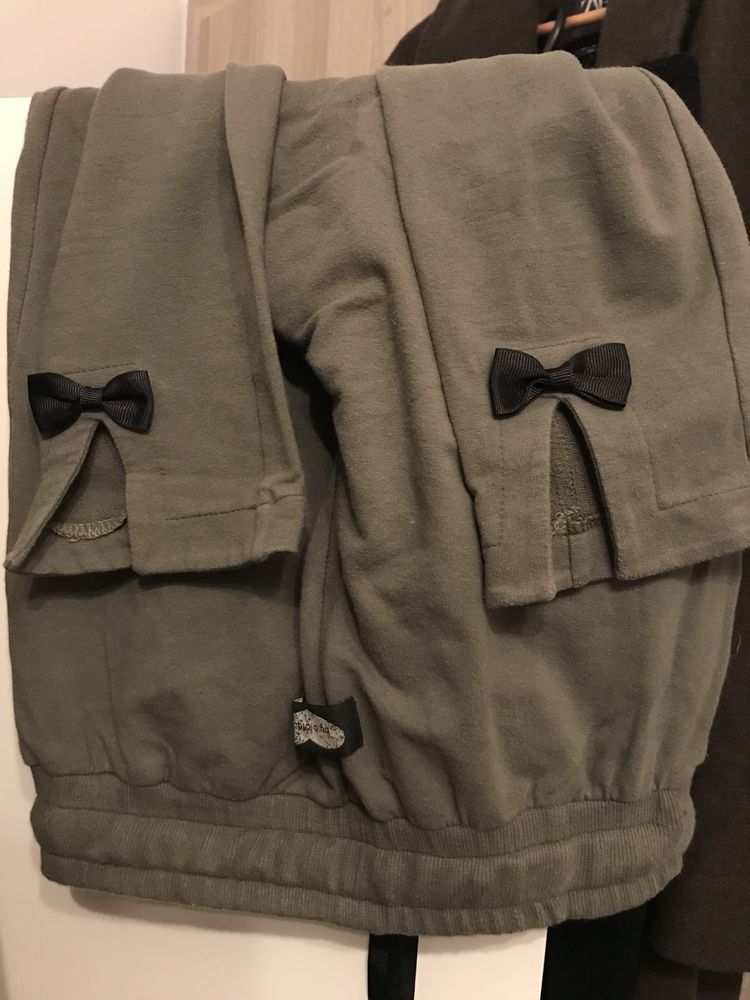 By Oh la la S/M 36/38 piękny komplet bluza+spodnie z mnóstwem kokard