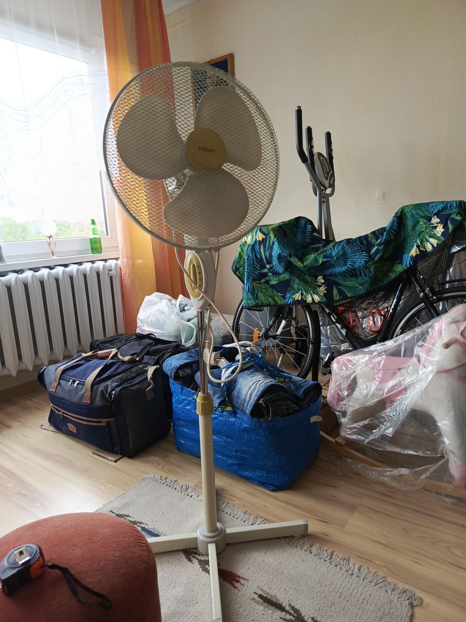 PRIMO-duży markowy solidny wentylator podłogowy. Wysokość 140 cm