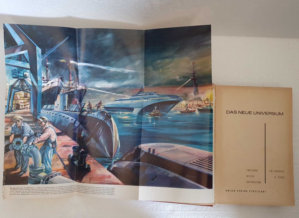 Livro Das Neue Universum 74 - Germany - 1957