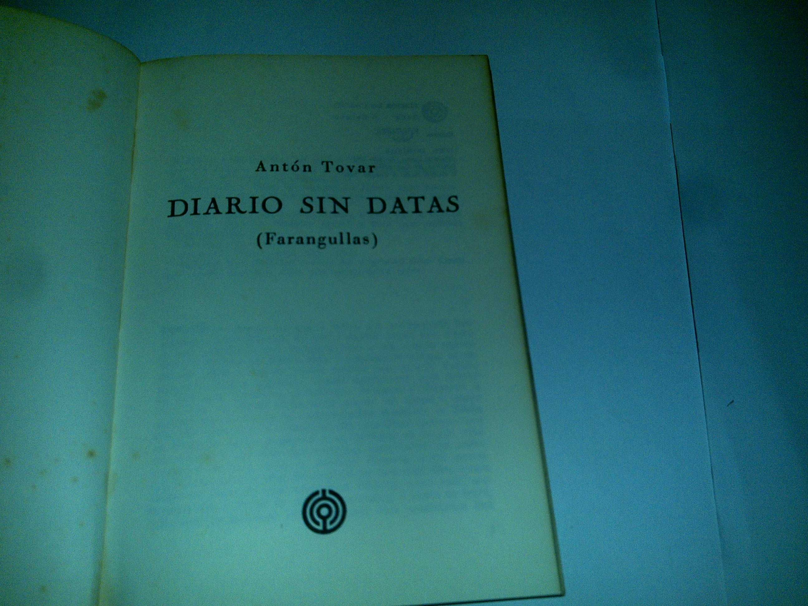 Diario sin datas (antón tovar) 1987 livro
