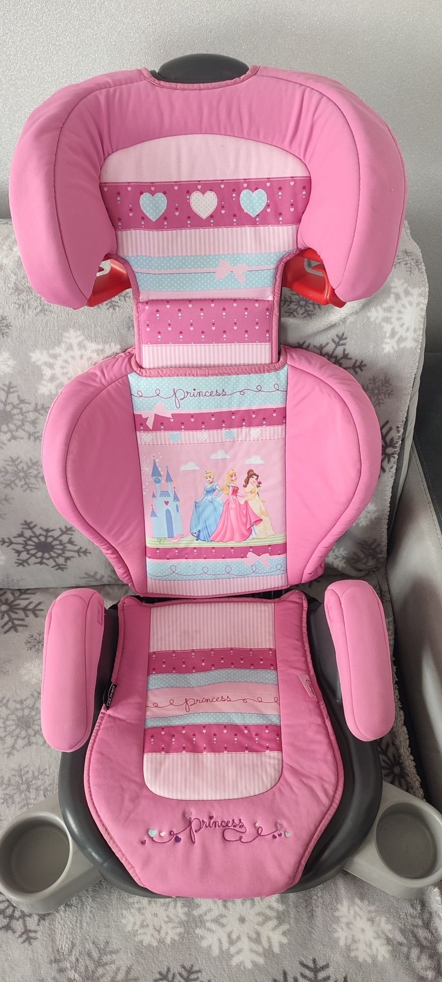 Fotelik różowy Graco dziewczynki