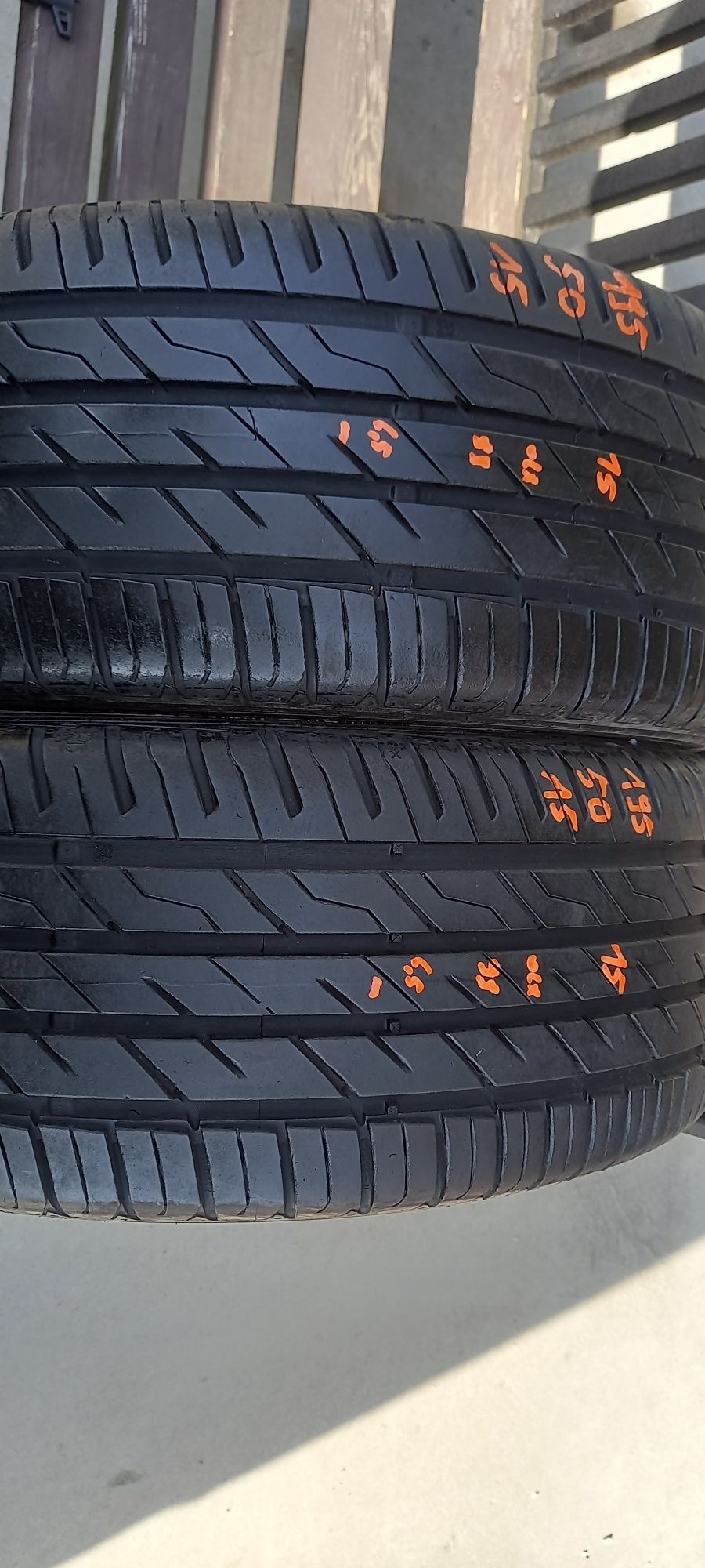 Opony letnie 195/50R15 80% bieżnika