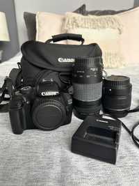 Canon 1100D + duas lentes + mala