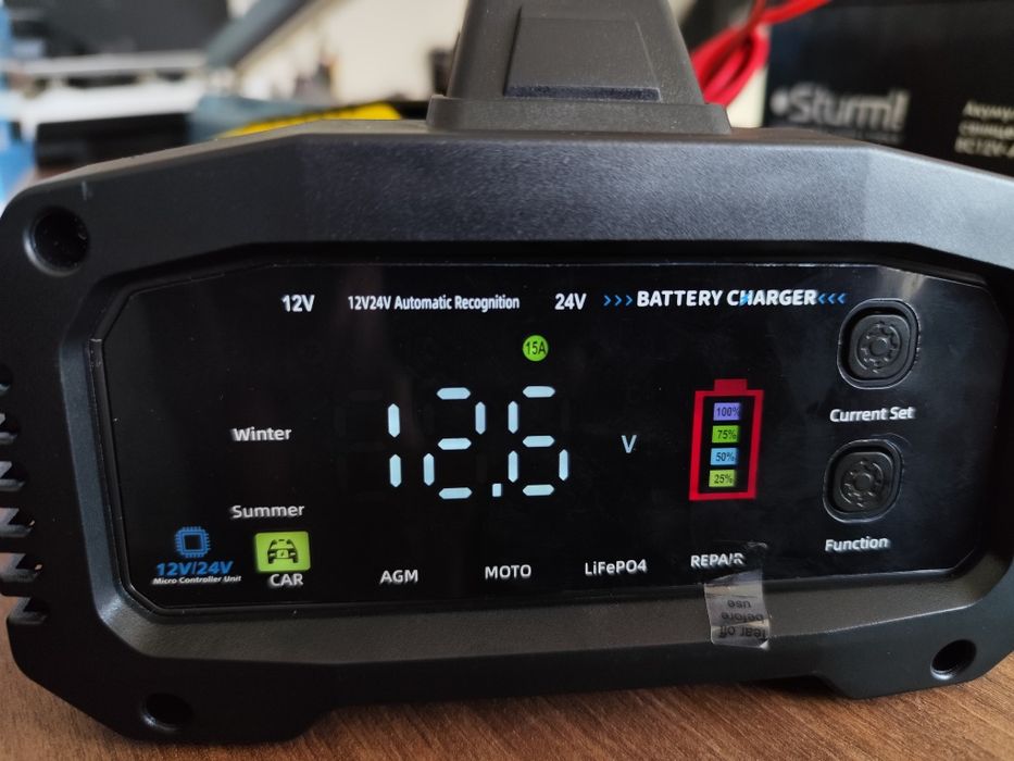 Импульсное зарядное устройство E-Fast  (Бустер)TK-2500 12V25A/24V15A