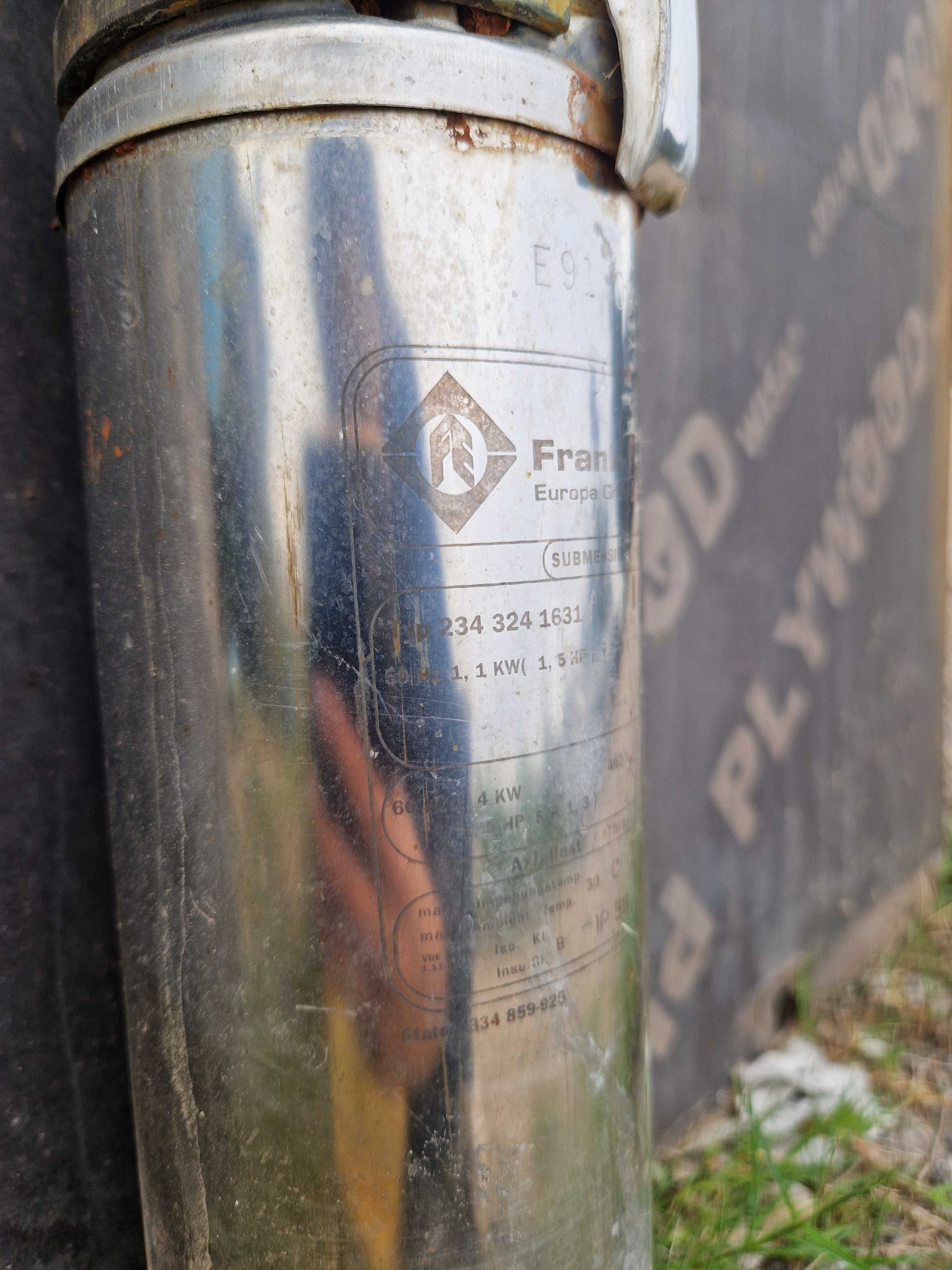 Bomba Submersível Franklin Electric 1.1kW Trifásica –Para reparo/peças