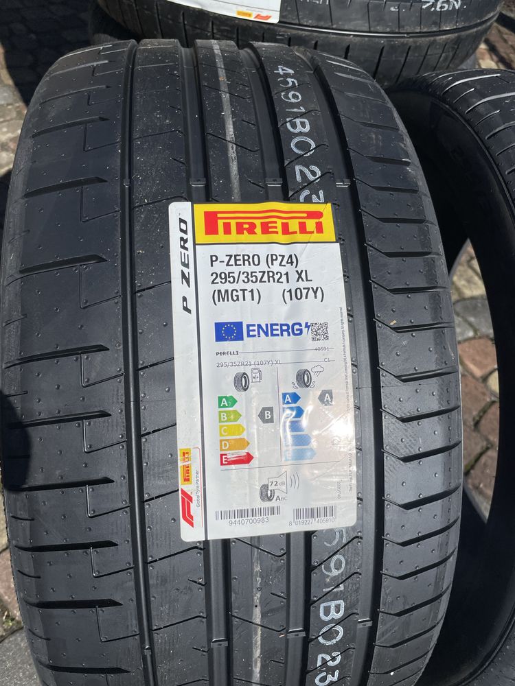 2 x opony 295/35/21 Pirelli PZERO PZ4 najtaniej 2023 okazja Porsche