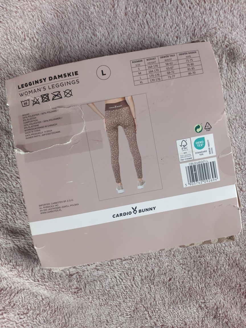 Legginsy damskie Cardio Bunny rozm L
