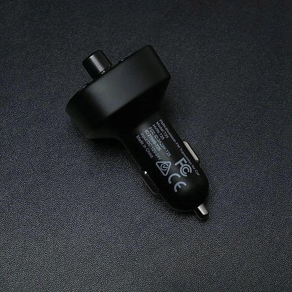 Transmiter FM Bluetooth 2xUSB microSD ładowarka LCD mikrofon, MP3, kar