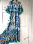 Piękna sukienka maxi oversize boho 100% wiskoza L XL