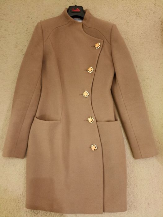 Пальто беж демісезонне 42-44 S розмір