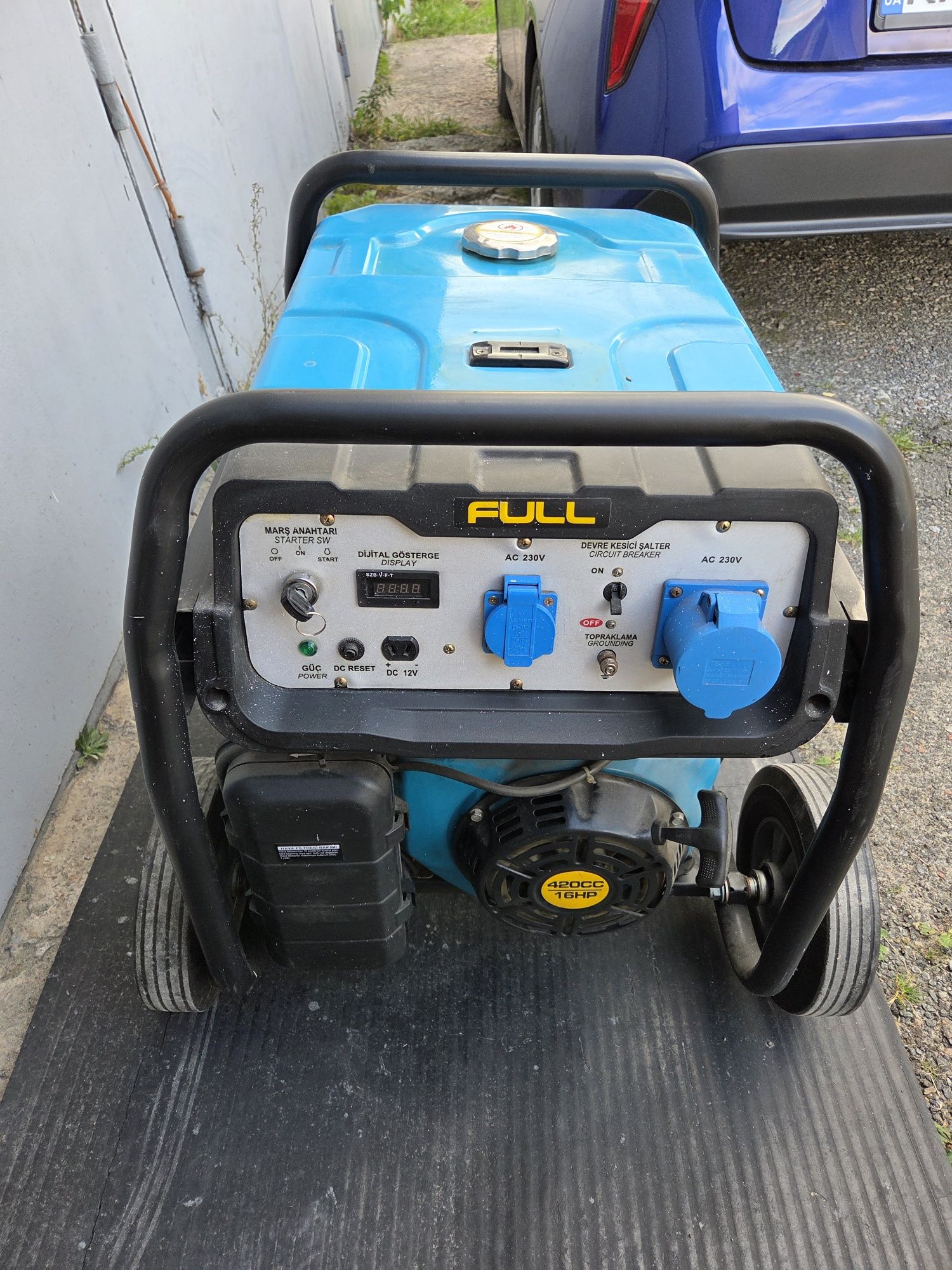 Бензиновый генератор Full fgl 8000le  6 кВт.
