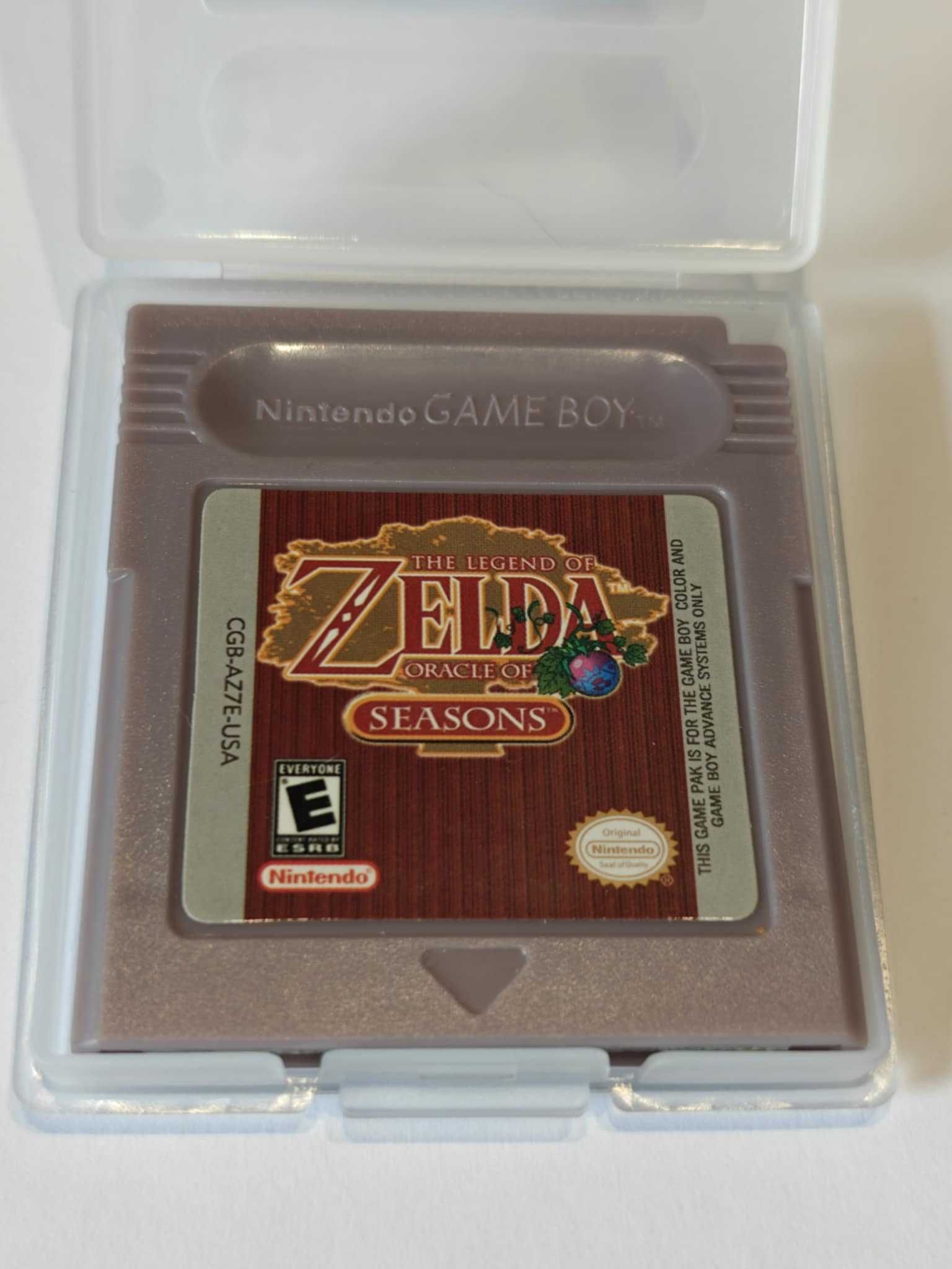 The Legend od Zelda Oracle of Seasons game boy gbc gba color advance