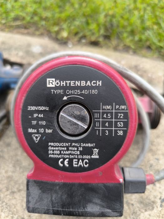 Pompa obiegowa co Rotenbach Ibo