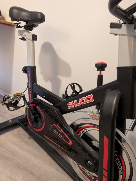 Bicicleta Indoor Spinning SHUOQI – Bom Estado e Silenciosa
