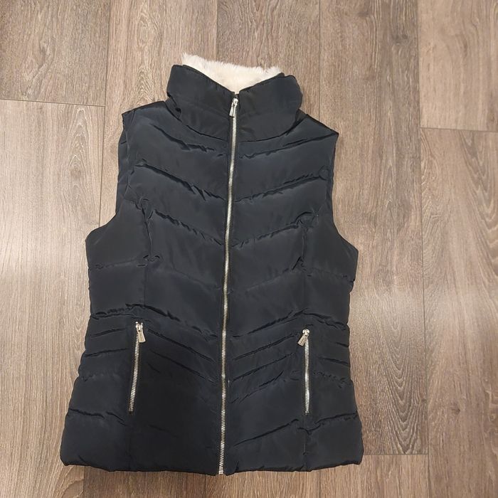 Kamizelka damska ciepła pikowana taliowana