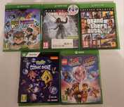 Sprzedam gry na konsole Xbox one lego przygoda spongebob ben power gta