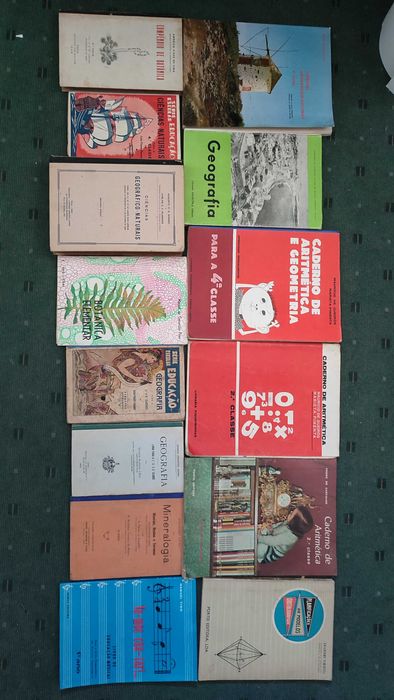 Lote livros escolares antigos - Cada 5 €