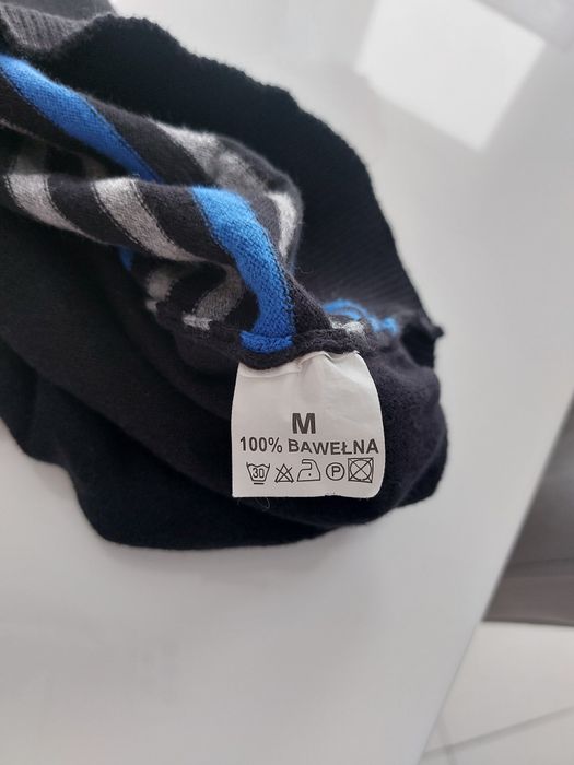 Lavard lekki jak NOWY sweter sweterek męski młodzieżowy paski r. M