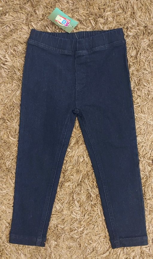 NOWE jeansowe spodnie dziewczęce, rozmiar 110