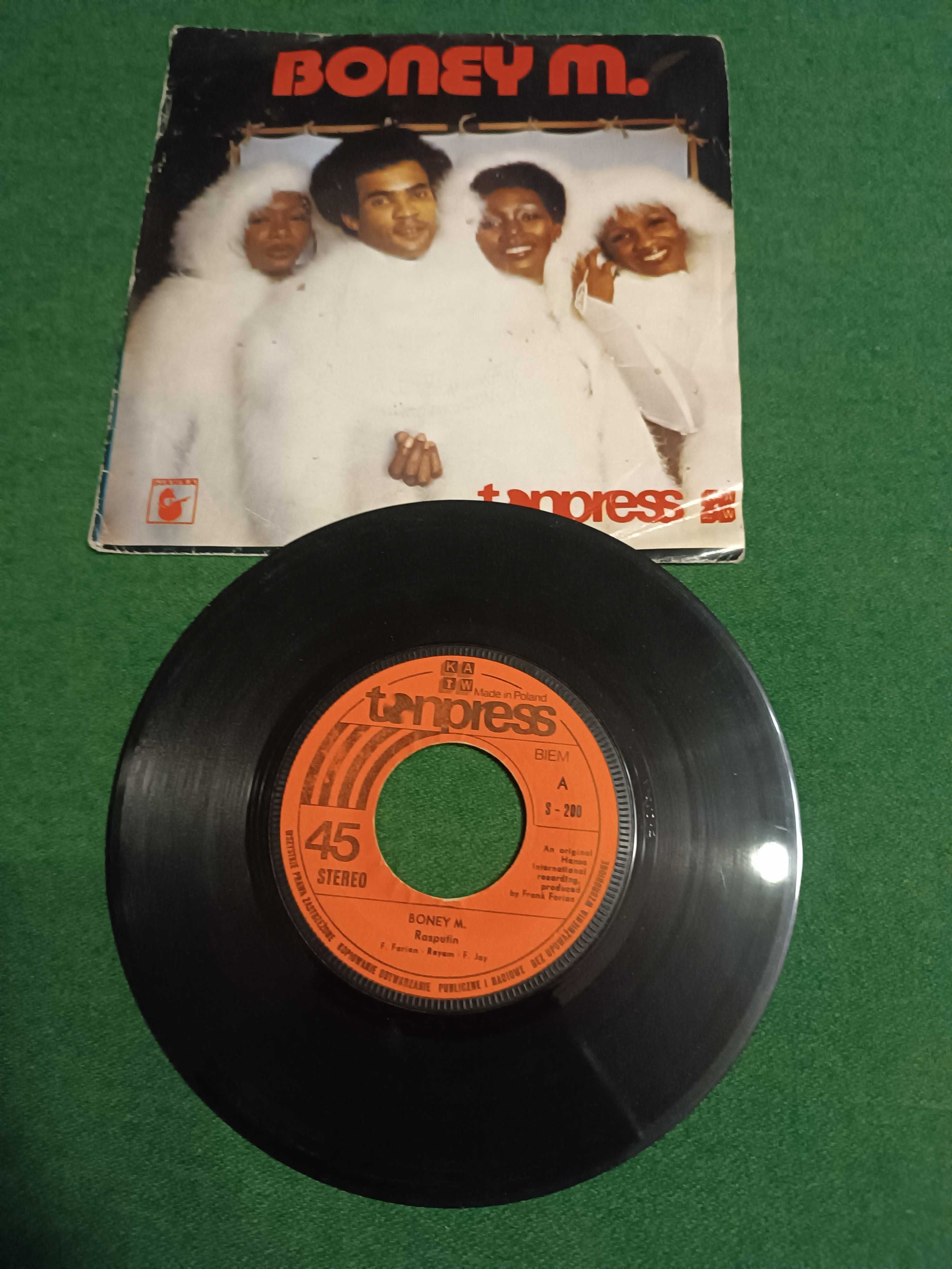 Singiel (Tonpress S-200) - Boney M – Rasputin / Nightflight To Venus