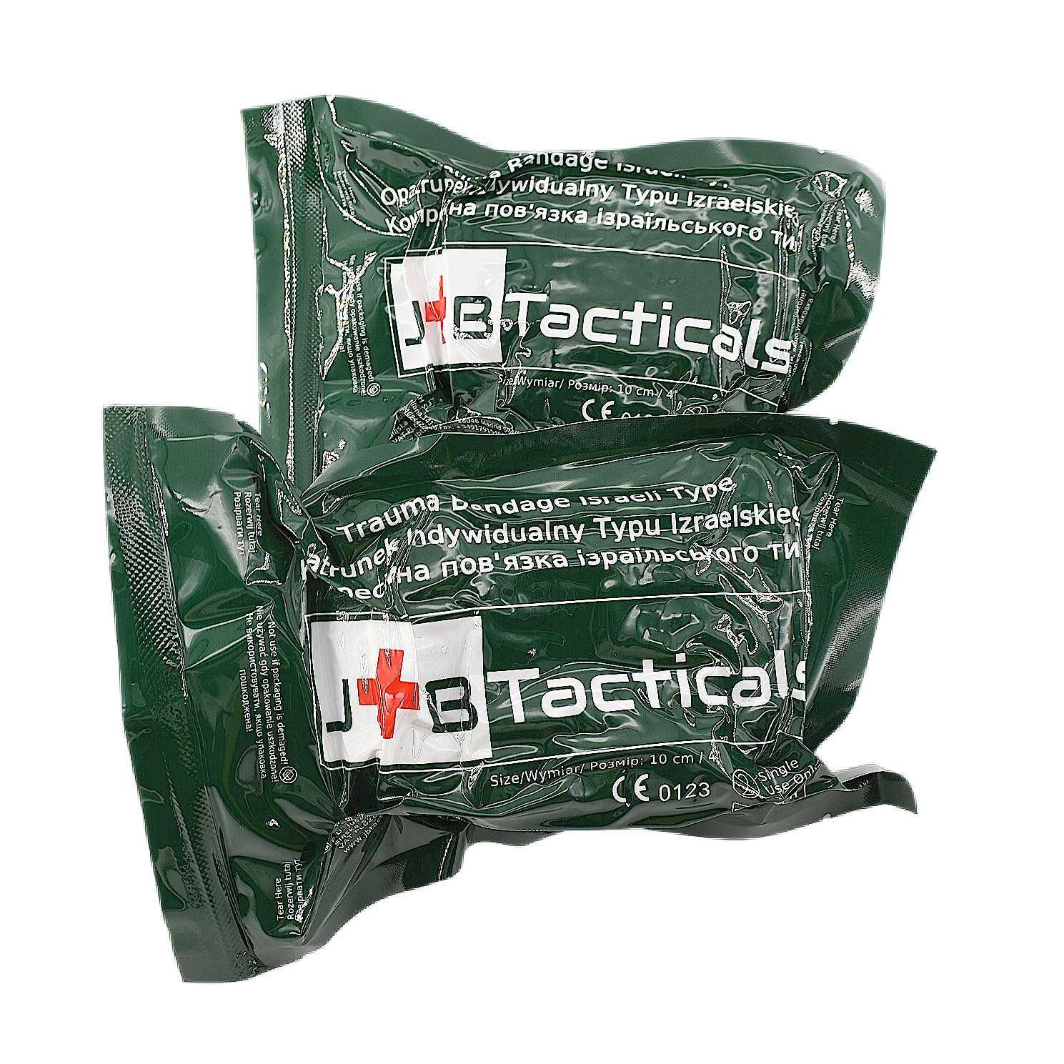 1000 x Bandaż Izraelski 10 cm JB TACTICALS trauma bandage opatrunek 4"