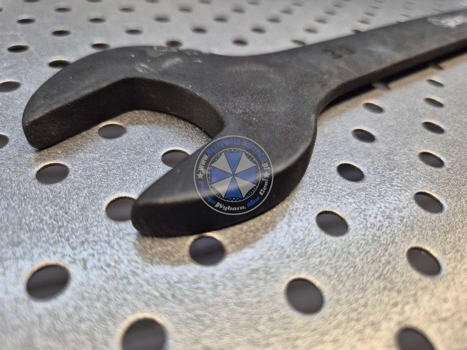 Klucze płasko-oczkowe czarne 6-32mm 25-el. Cr-V  zestaw kluczy