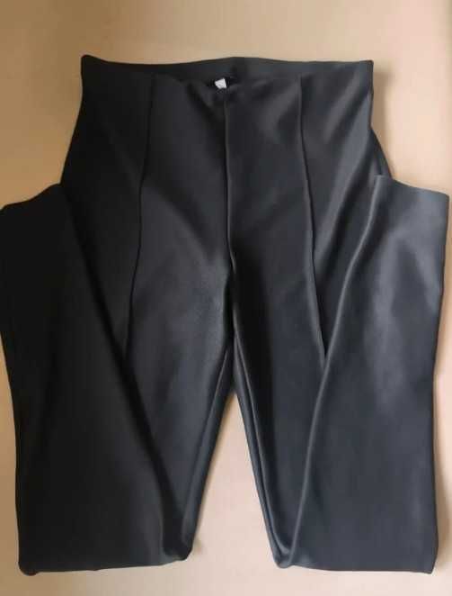 Leginsy Damskie Czarne L Gumka Dla Wysokiej H&M