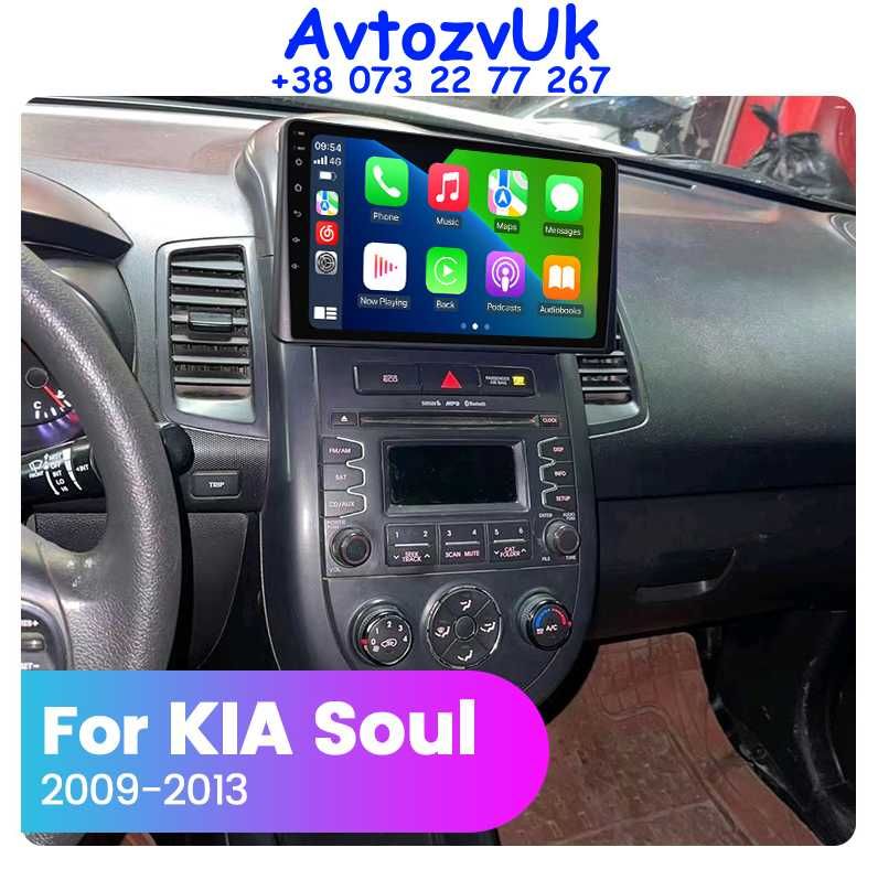 Магнитола SOUL Kia Соул GPS USB DVD TV 2 din Tesla CarPlay Android 14