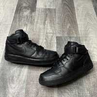 Чоловічі кросівки Nike Air Force 1 Mid Black 45р