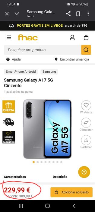 Samsung A17 LACRADO
