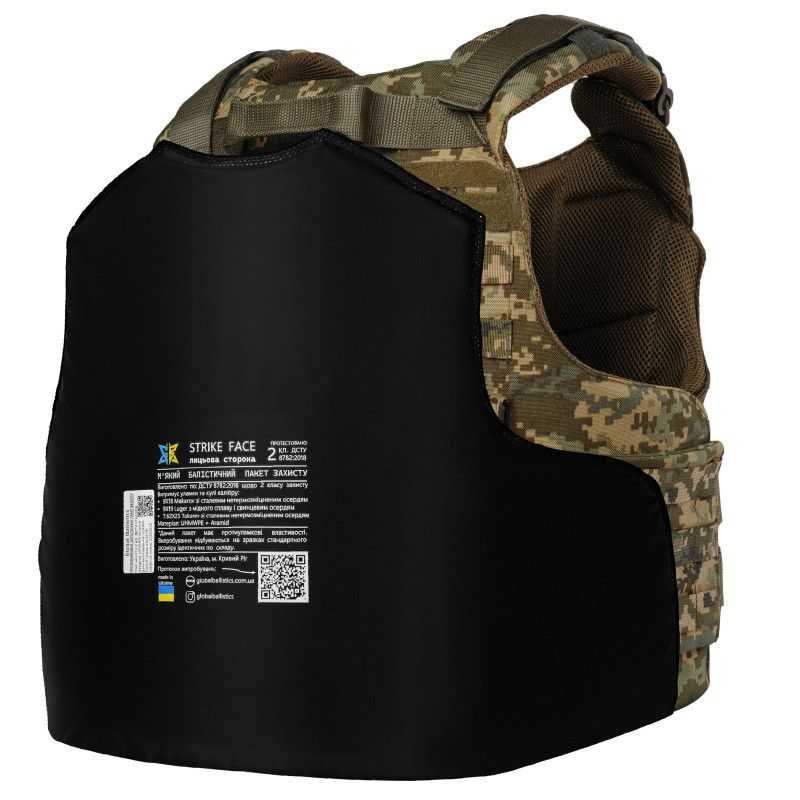 Великі фігурні балістичні пакети 2 класу для бронежилета Warmor Gen.4