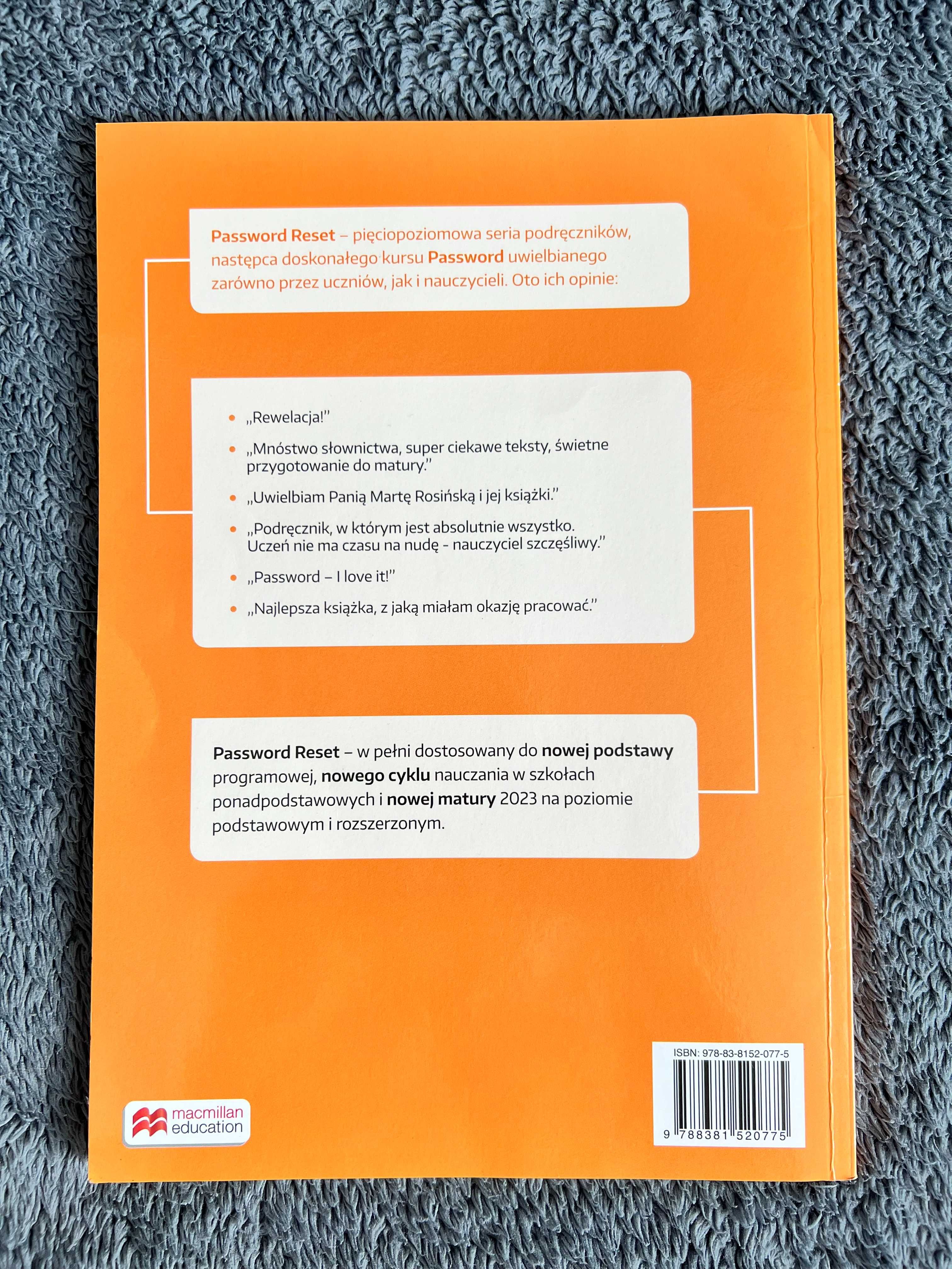 Password Reset A2+/B1 Stan bardzo dobry
