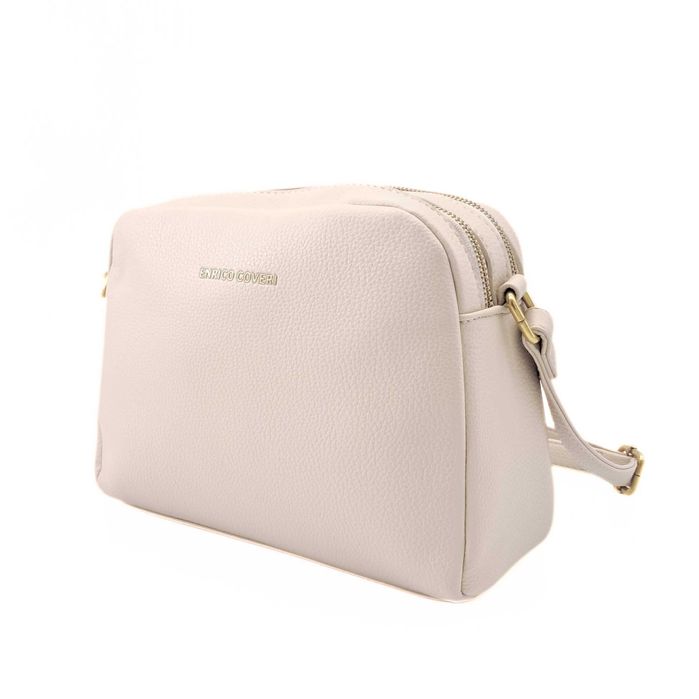 Beżowa torebka crossbody Enrico Coveri
