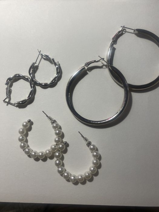 сережки 3 пари (Біжутерія)
