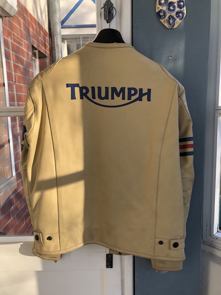 Sprzedam kurtkę skórzaną TRIUMPH model Steve McQeen STAN IDEALNY