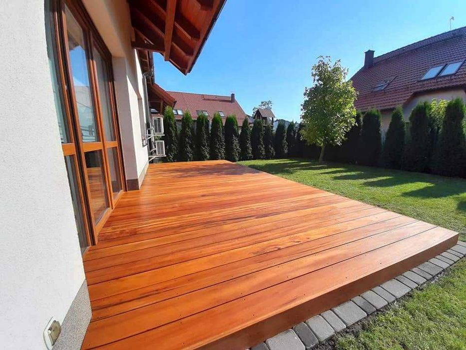 Deska Tarasowa egzotyczna Gładka TIGERWOOD 21x145  Fas KD
