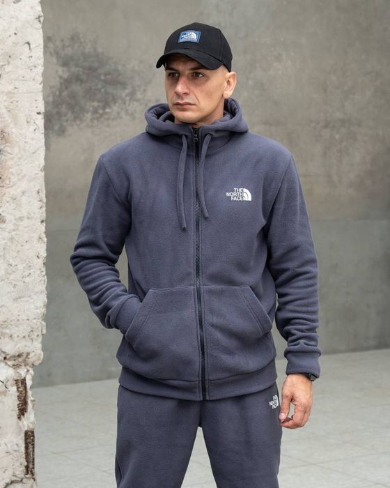Спортивний костюм The North Face. Штани і зіпка tnf. Полар-фліс тнф