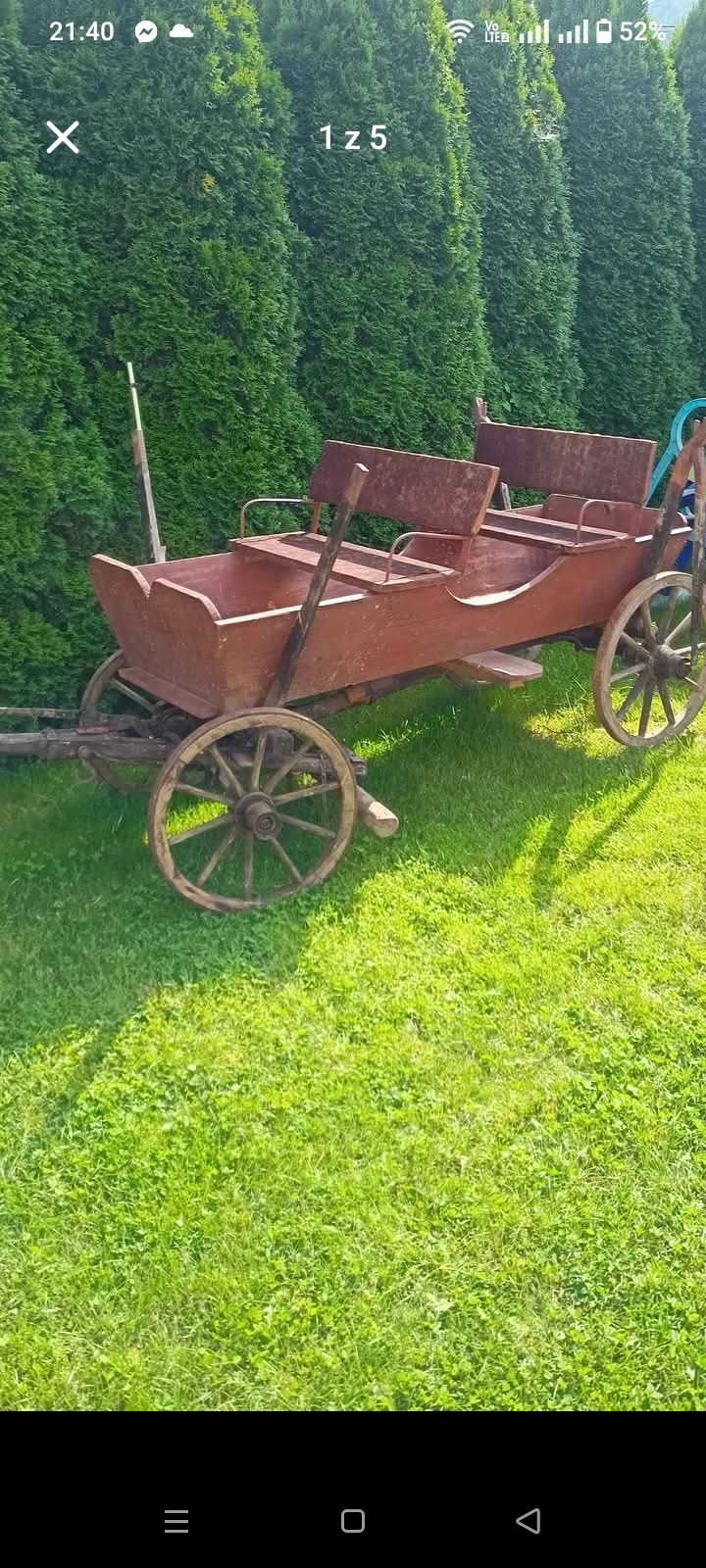 Bryczka dla kuca