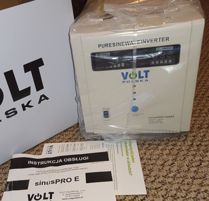 Інвертор Volt Polska Sinus PRO 2000E 12V 220V ДБЖ