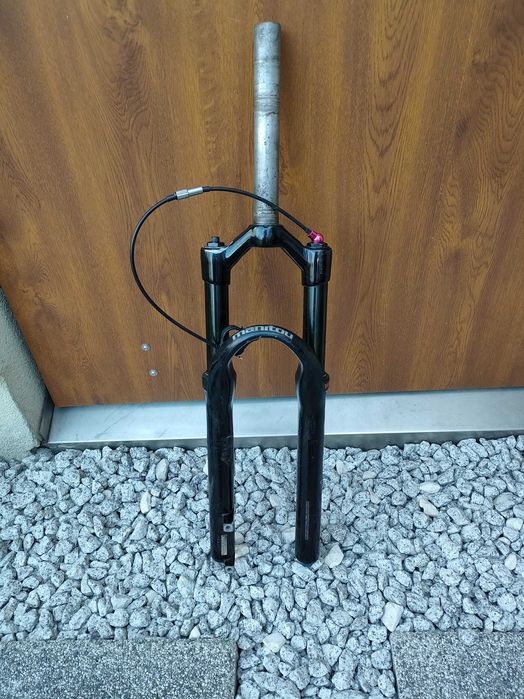 Amortyzator rowerowy przedni skok 100mm do koła 26 cali