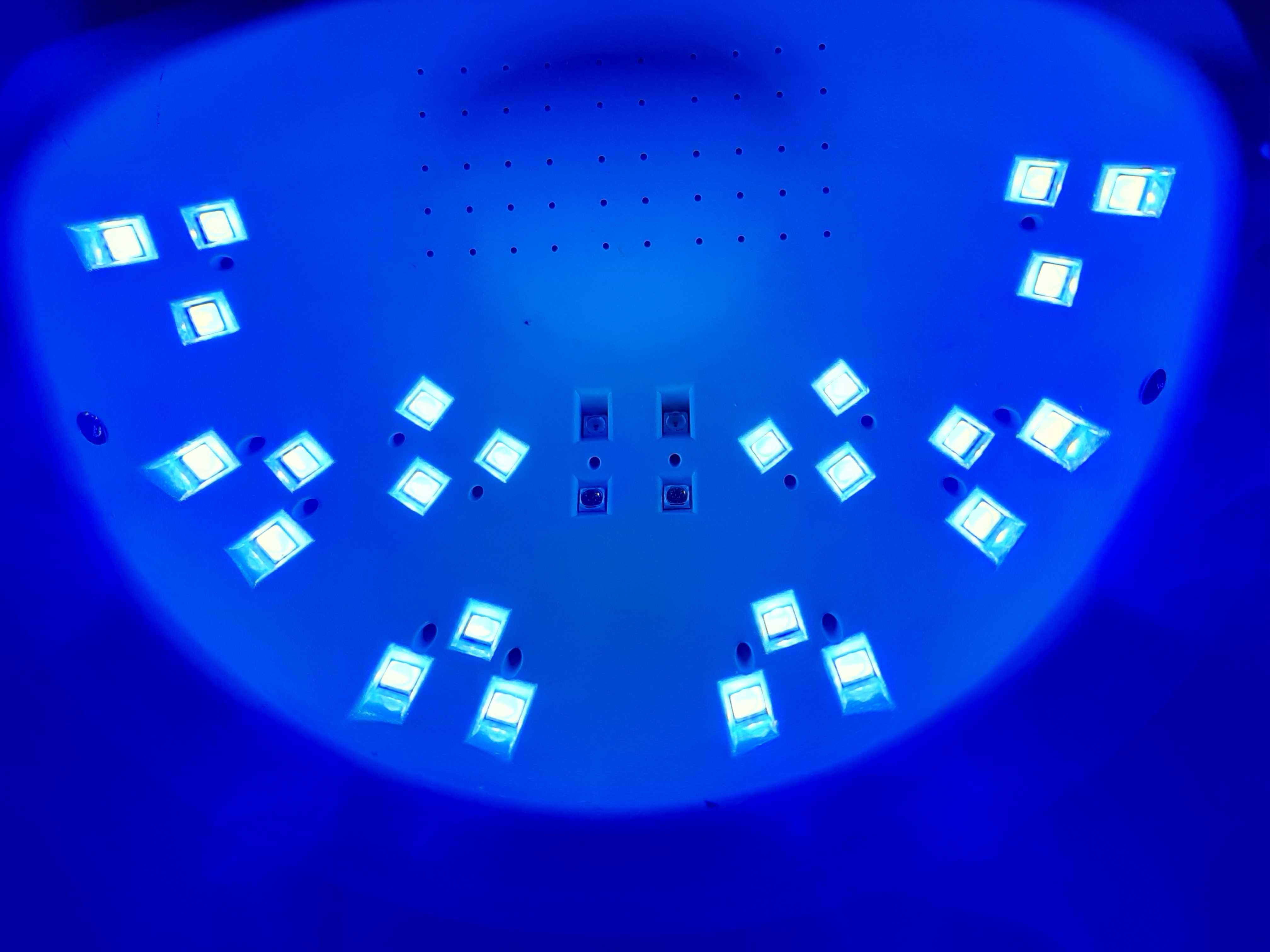 Lampa UV LED fioletowa z funkcją czerwonego światła