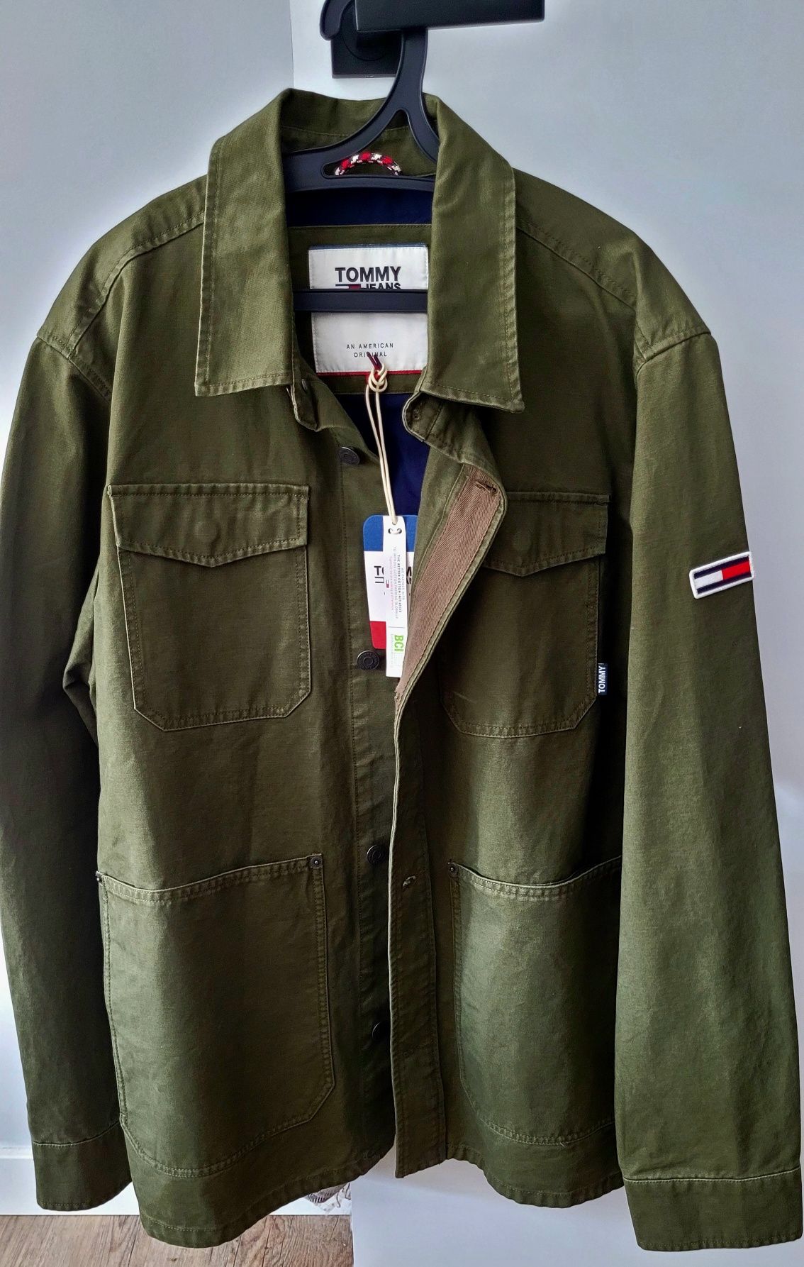 Tommy Jeans Koszula/Kurtka militarny styl XL