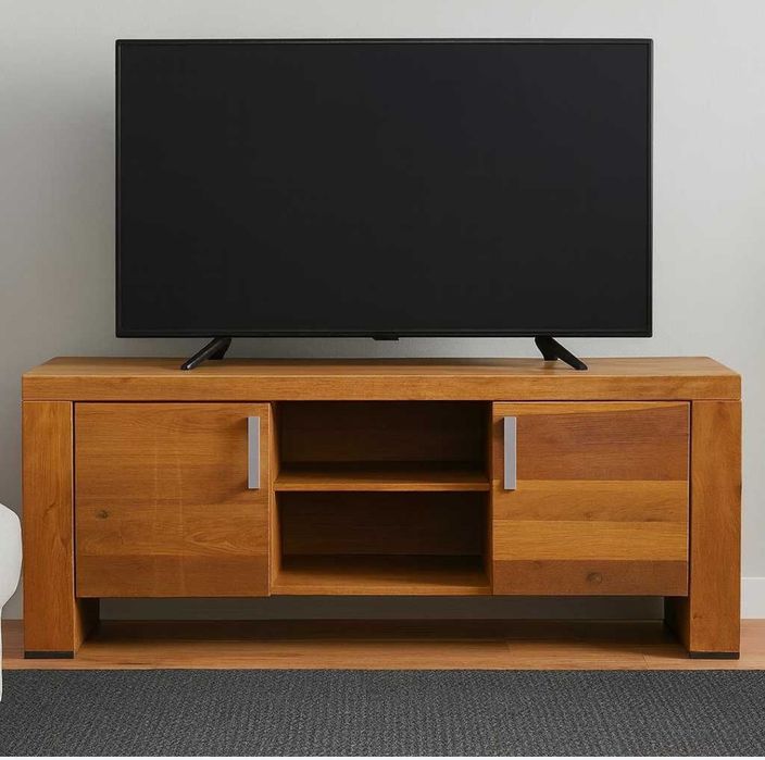 Komoda pod telewizor, szafka RTV drewnodębowe
