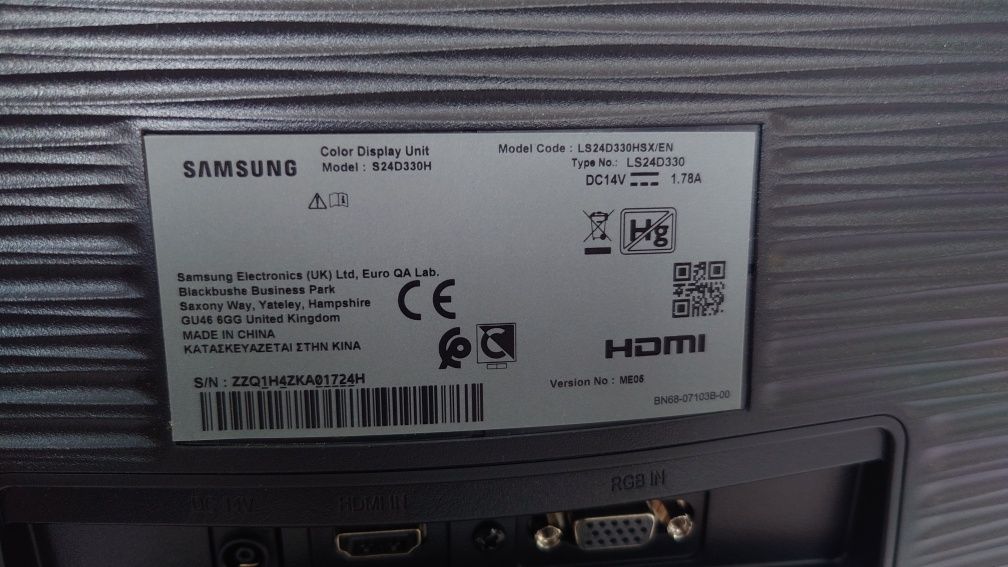 Monitor Samsung S24D330