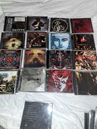 Plyty cd z muzyką metalową punkiem z lat 90,,80sztuk