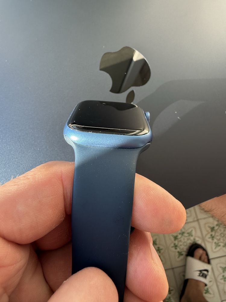 Apple Watch Series 7 Blue Aluminum Case
