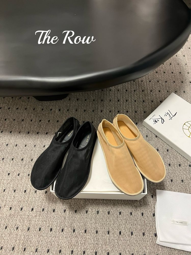 The Row тапочки сетка, бежевые, черные. 35-40